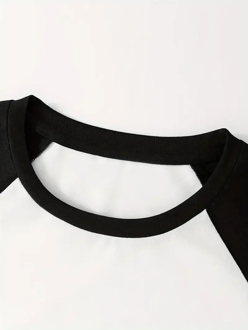 Winter Autumn Long Sleeved Black Cat Design Shirt Funny T Shirt Women's Casual Long Sleeve T-Shirt Crew Neck Top Tee Tshirt