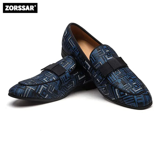 Men's Dress Shoes Casual Loafers Luxury Brand Modern