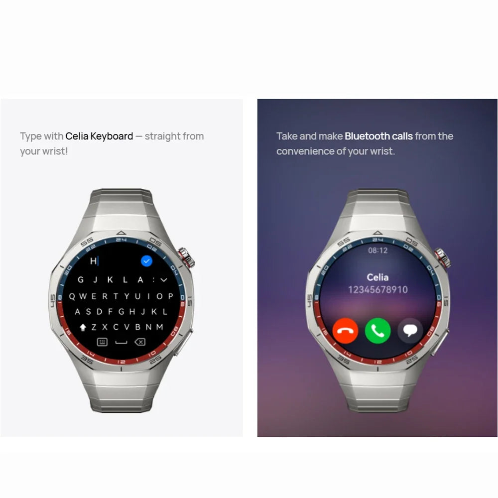 HUAWEI Watch GT 5 Pro Smartwatch,Ceramic and Titanium Watch GT5 Pro,Global Version,compatible with iOS and Android