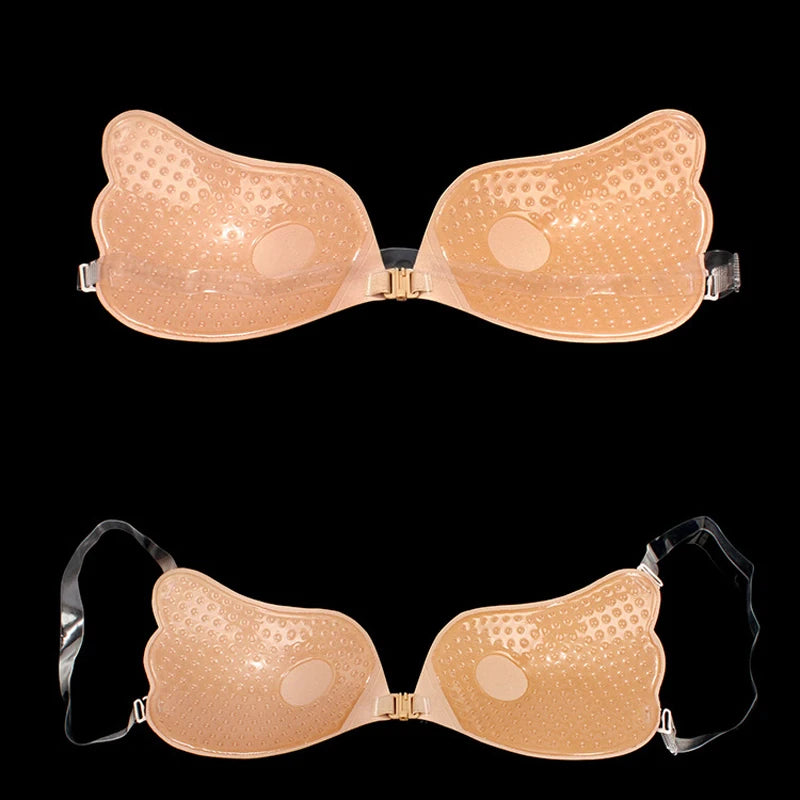 Nipple Cover Invisible Bra Push Up Silicone Bra for Wedding Sticky Reusable