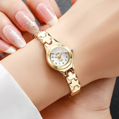 Elegant Small Arabic Dial Women Watches Thin Strap Ladies Quartz Wristwatch Reloj Mujer Girls Clock Gift(Without Box)