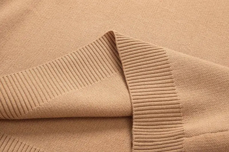 Men's Sweater Knitted Pullover 2024 Autumn/Winter Soft Warm Striped Men Clothing