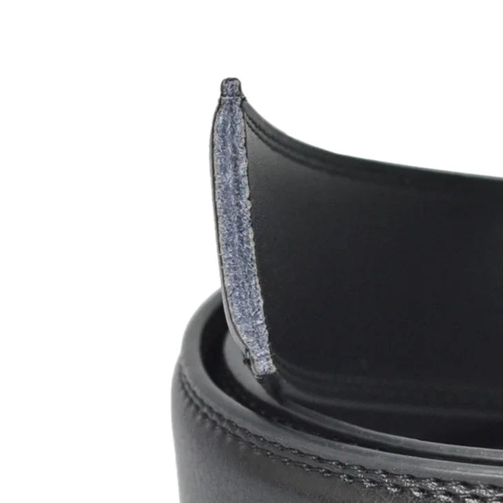 Fashion Automatic Buckle Cowskin Male Belt Men's Leather Belts Luxury Designer Black Brown 3.5cm Plus Size 130 140 150 160 170cm