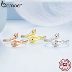 Silver Hug Warmth and Love Hand Adjustable Ring for Women Party Jewelry