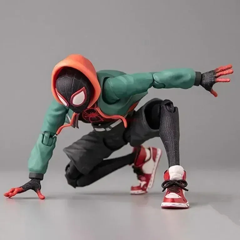 2024 Spiderman Gwen Peter Action Figure Anime Spider-verse Collection Sentinel Miles Morales Figures Christmas Toys Gifts