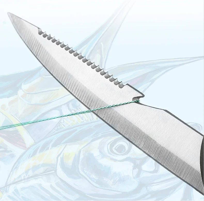 Stainless Steel Multifunctional Fishing Knife Fish Killing Knives Fish Planing Knife Kitchen