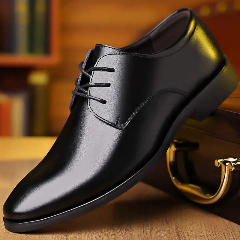 Men Dress Shoes Formal Man for Leather Original Men's Social Elegant Italian Original Casual Designer Luxury Business Mens Shoe