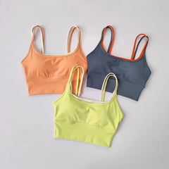 Bra for Women Slim Elastic Fitness Underwear  Gym Breathable Yoga Crop Top