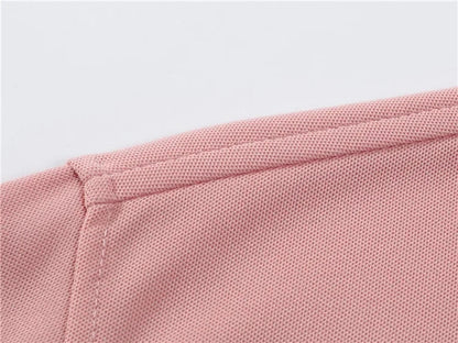 Summer Men Polo Men Shirt Short Sleeve Polo Shirt Contrast Color Polo New Clothing Streetwear Casual Fashion Men Collar Tops