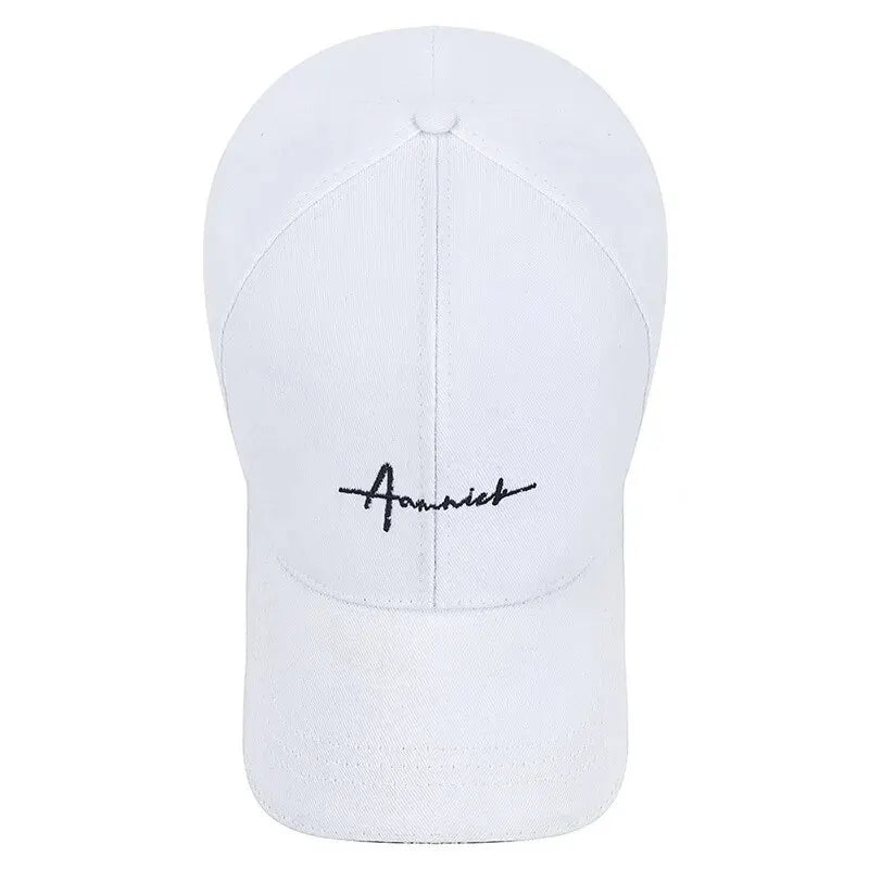 Hat Women's Korean Version Letter Embroidery Cap Baseball Cap Internet Celebrity Sports Breathable Hat Sun Hat