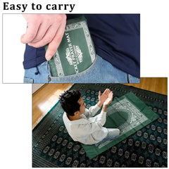 Portable Prayer Pocket Prayer Rug Islamic Gift Muslim Waterproof Praying Rug