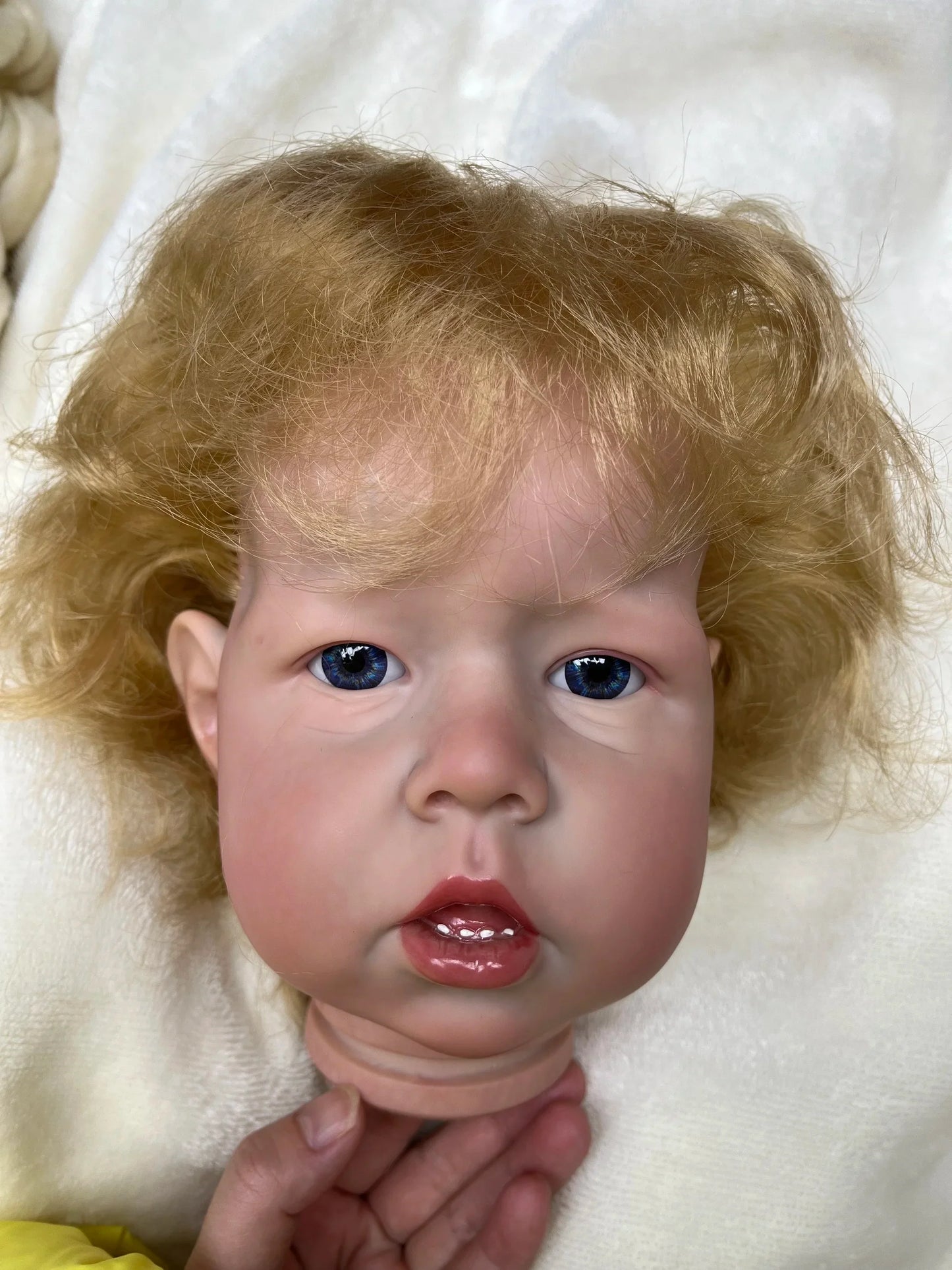 50CM/70CM Liam Bebe Reborn Doll Kits Handmade Painted/Unpainted Realistic Cute Newborn Doll Parts With Teeth Kit Bebé Reborn
