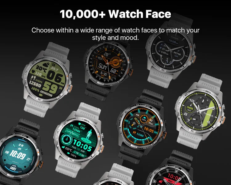 TicWatch Atlas Silver Smartwatch( Refurbished), GPS, barometer, compass, 110+ workout, only for Android