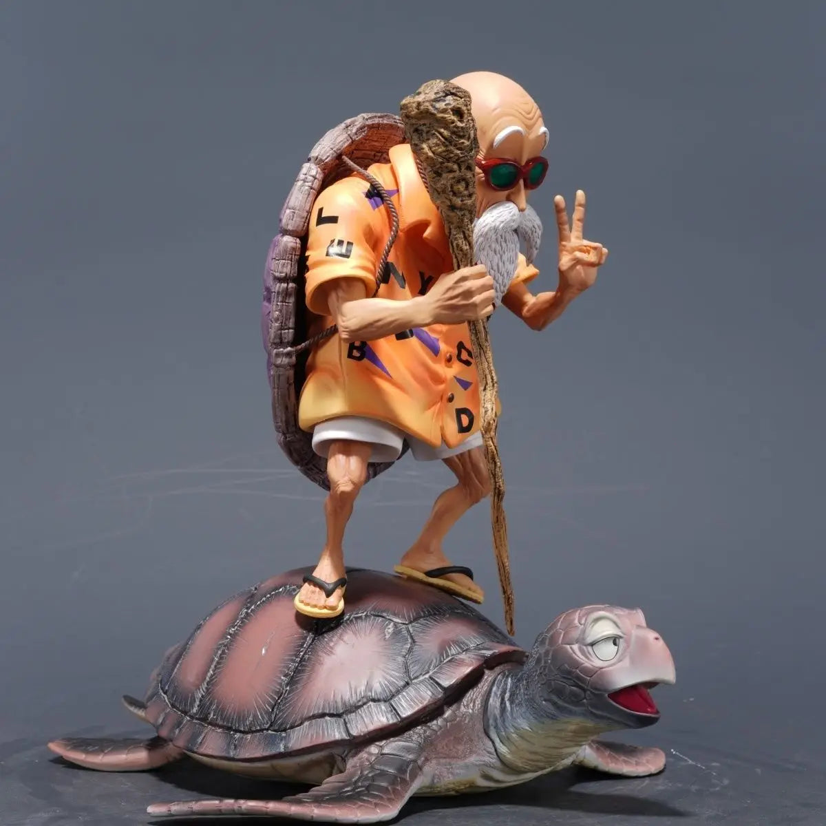 26cm 10.2 inch Anime Master Roshi Action Figures Pvc Statue Desktop Ornamen Collection Statue Model Decoration Room Desk Toys Ch