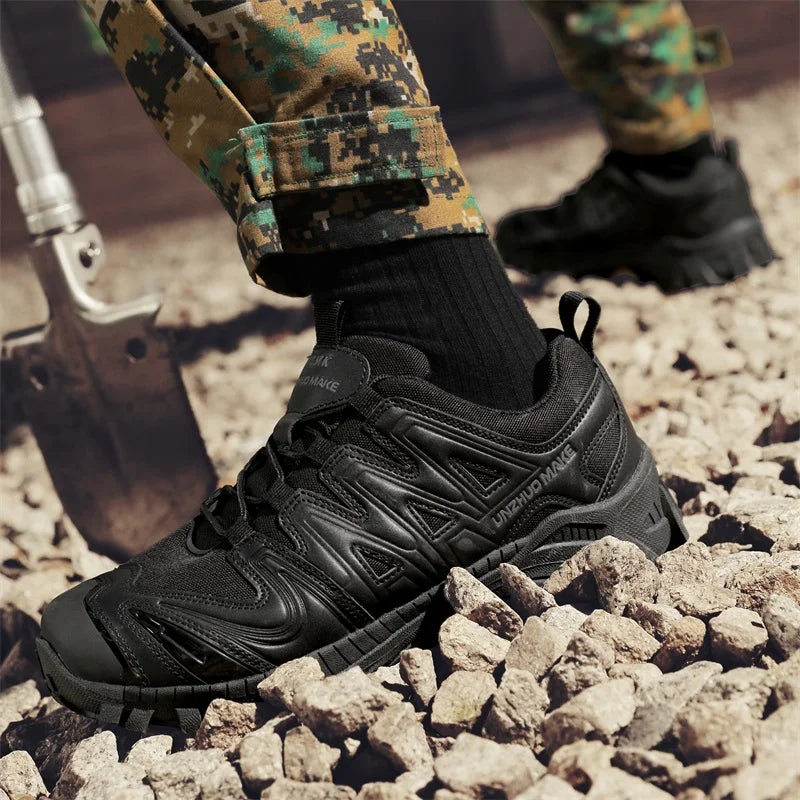 New Men Tactical Boot Combat Anti-Slip Brand Work Safety Shoes Breathable Special Force Army Boots Male Military Motorcycle Shoe