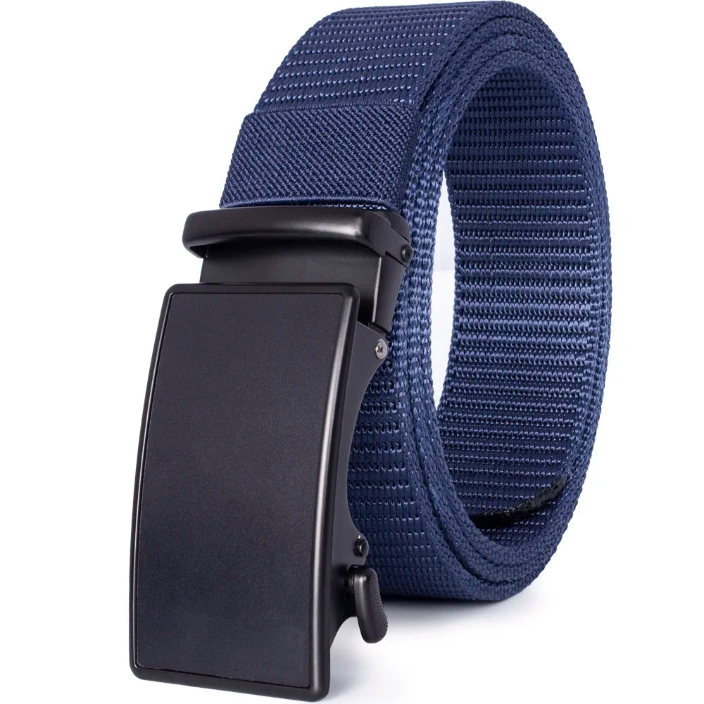 Automatic Buckle Light Comfortable Nylon Military Belt Outdoor Hunting Multifunctional Tactical Canvas Belt High Quality Men Bel