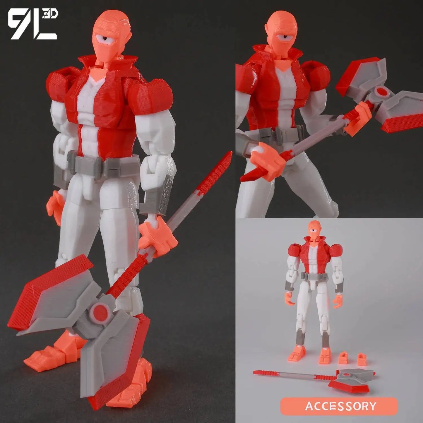 9L3D Printed Invincible Boy Lucky13 Dummy13 Conquer LEX Allen Superheroes Anime Toys Action Figures Mannequin Model Ornaments