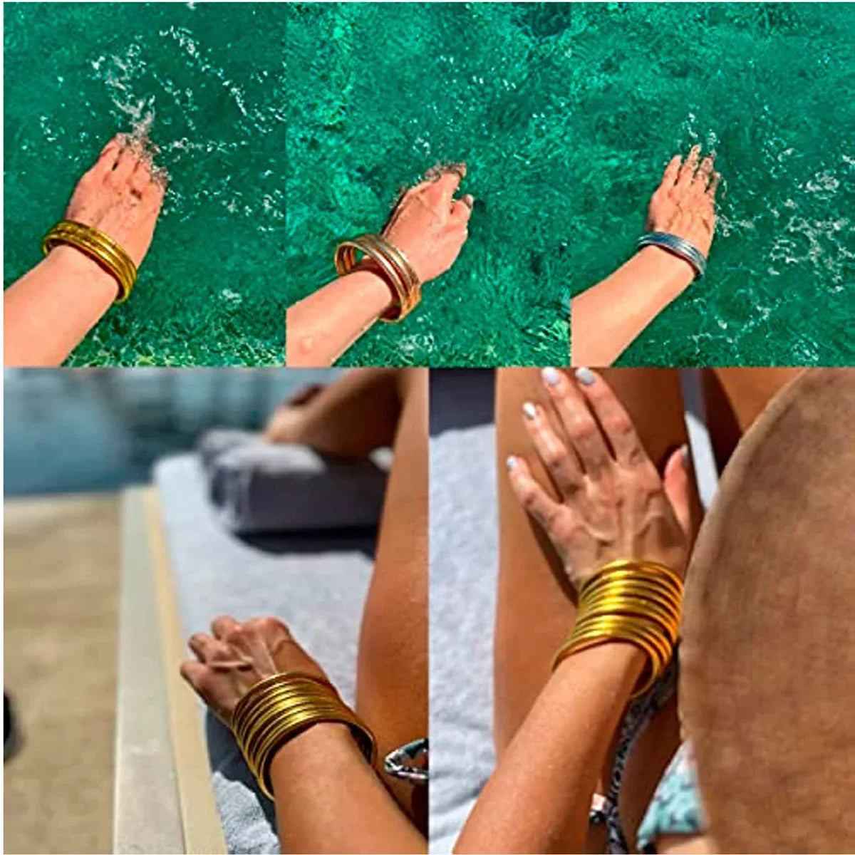 9Pcs/set Buddhist Jonc Bracelet Jewelry Lightweight Bowknot Glitter Jelly Silicone Bangle Bracelet for Women Buddha Girls