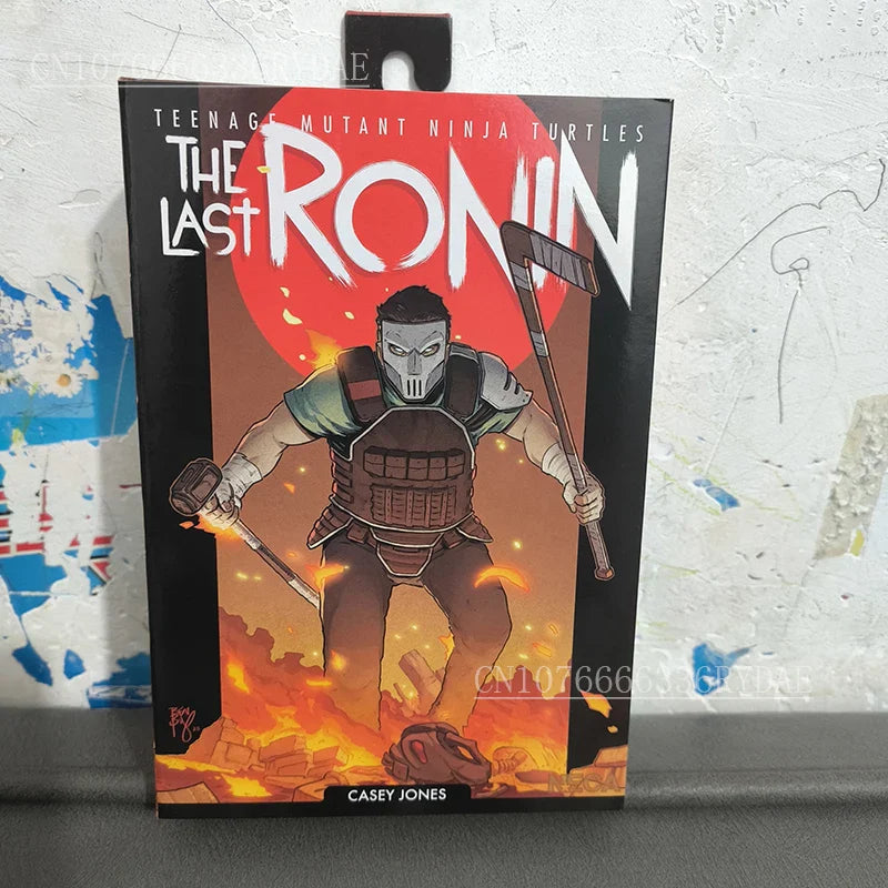 NECA The Last Ronin Leonardo Raphael Donatello Splinter Casey Jones Michelangelo Battle Damaged Action Figure TMNT Toys