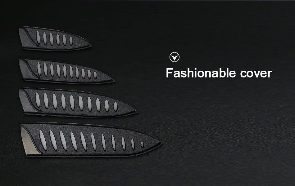 Ceramic Knife 3 4 5 6 inch Serrated Bread Knife Kitchen Black Zirconia Blade Knife