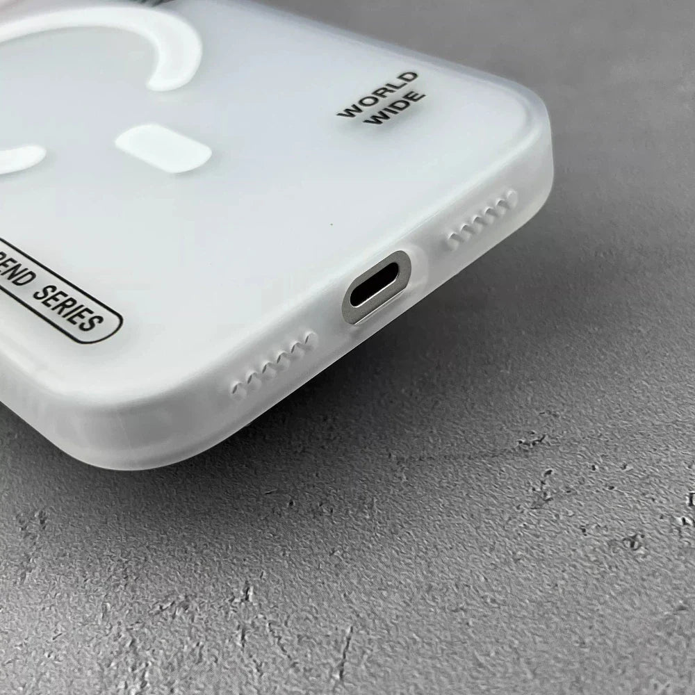 Translucent Magnetic Phone Case for iPhone 17 16 Pro Max For MagSafe Charging Shockproof Matte Cover Silicone Shell