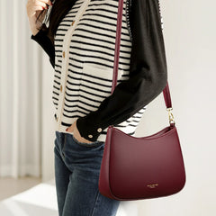 Underarm Shoulder Bags for Women Solid Color Texture