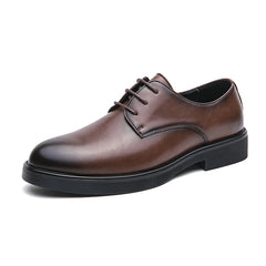 Luxury Derby Dress Leather Men Shoes Lace-up Office Social Shoes Male