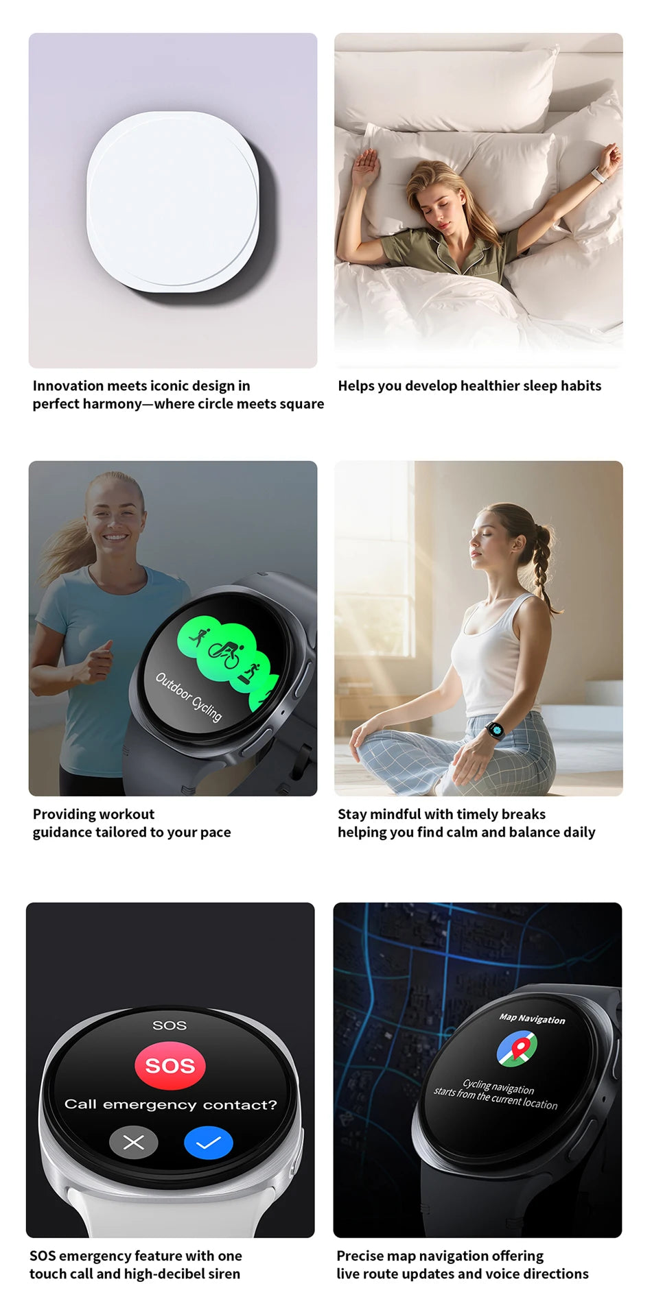 2025 New GPS Map Navigation Smart Watch For Men Women NFC Compass Sports Watch Bluetooth Call AMOLED HD Smartwatch 8 mini