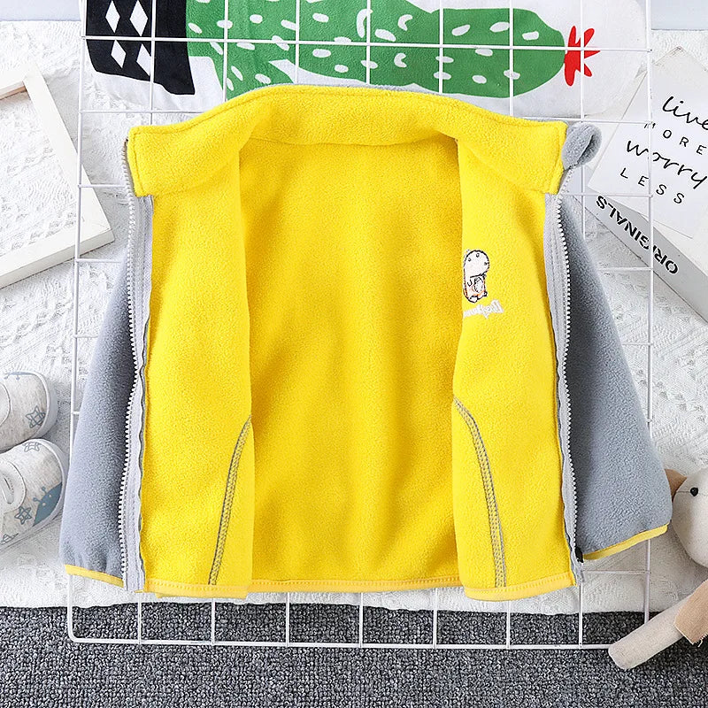 New Autumn Winter Baby Girls Clothes Boys Clothing Children Jacket Kids Thickened Coat Toddler Casual Costume Infant Sportswear