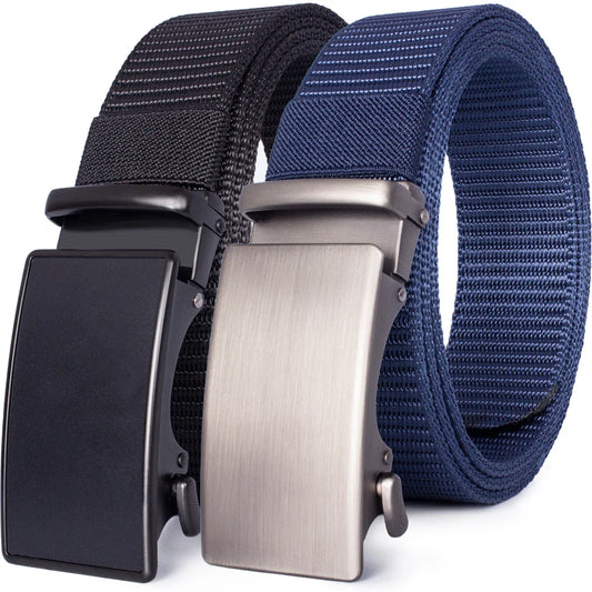 Automatic Buckle Light Comfortable Nylon Military Belt Outdoor Hunting Multifunctional Tactical Canvas Belt High Quality Men Bel