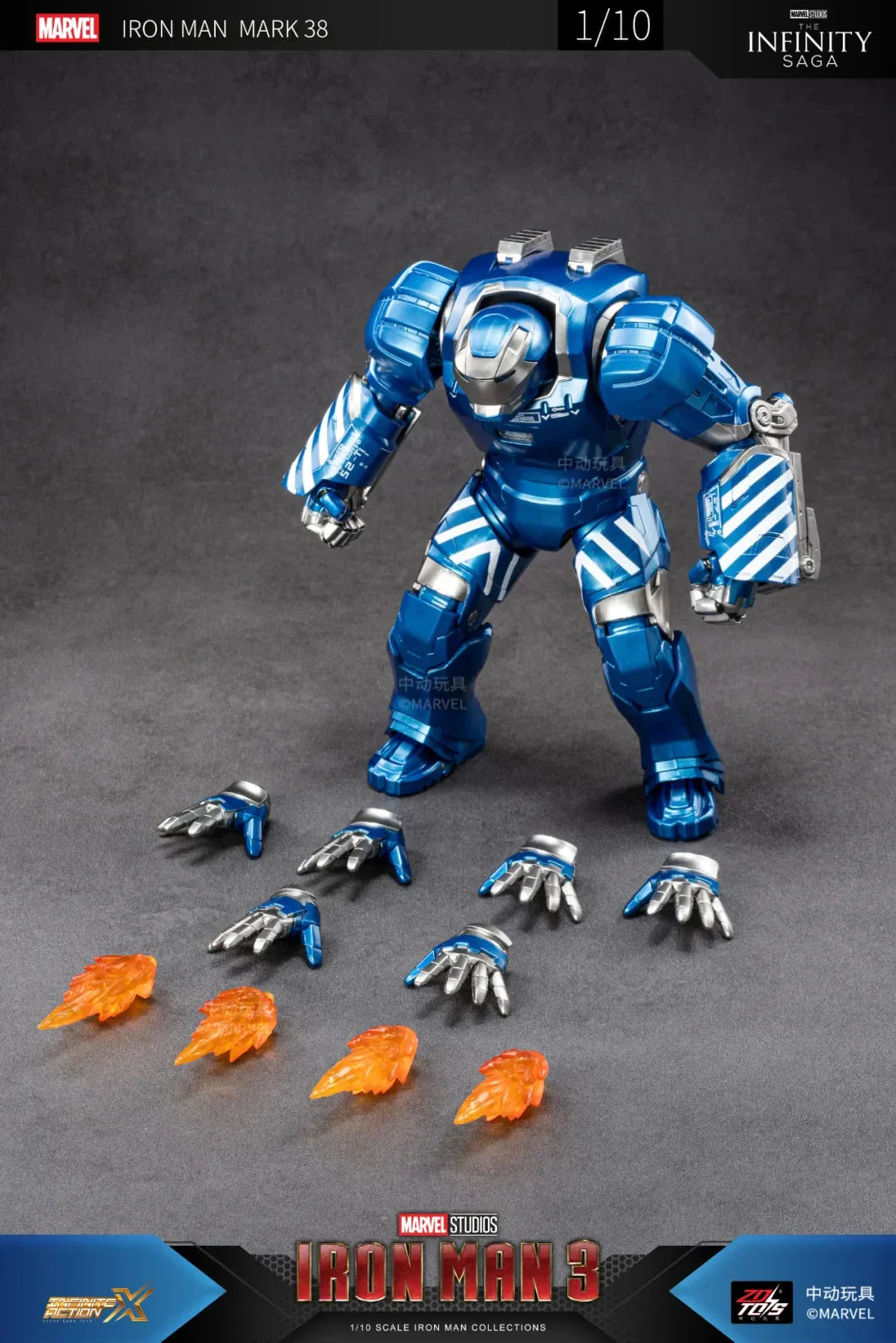 ZDTDS Original Iron Man MK37 Hammerhead MK12 MK38 Igor MK9 Iron Patriot War Machine legends Avengers Action Figure Collect Toy