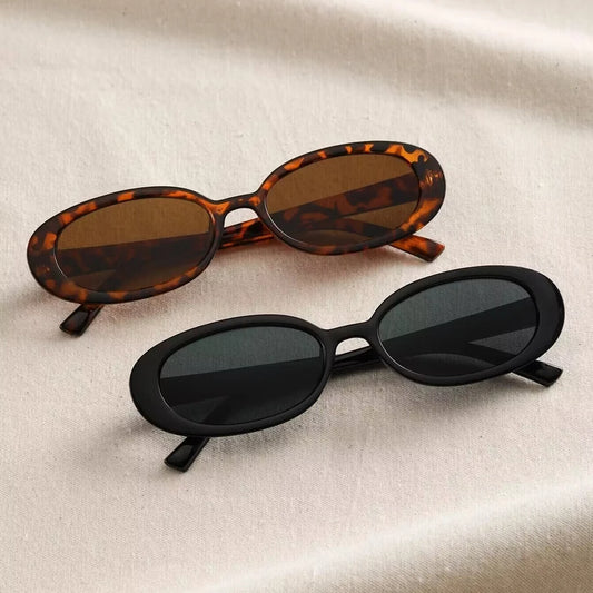 Sunglasses Women Luxury Brand Designer Small Oval Sun Sunglasses Retro