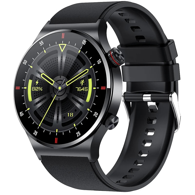 2025 New NFC Smart Watch Men AMOLED 390*390 HD Screen GPS Sports Heart Rate Bluetooth Call Business Man SmartWatch For Android