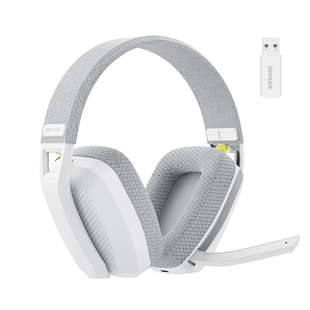 BINNUNE BW06 Bluetooth Headsets Gamer with Mic Wireless 2.4GHz Gaming Headphones with Microphone for PS5 PS4 PC Mac Playstation