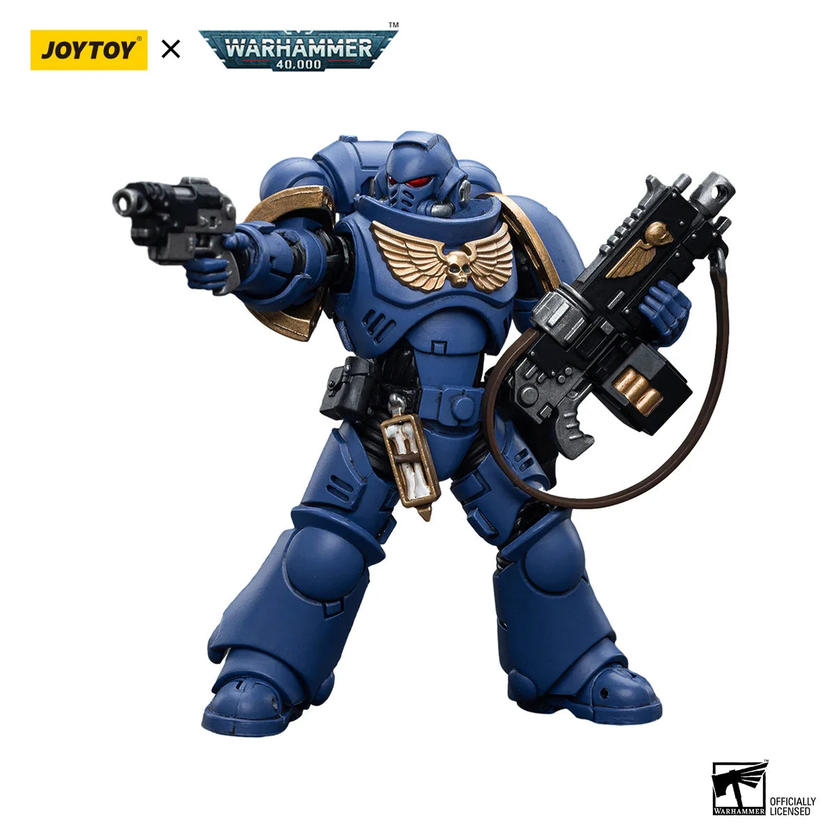 [IN-STOCK]JOYTOY Warhammer 40K 1/18 Action Figures Ultramarines Titus Victrix Guard Guilliman Anime Model Toys Gift