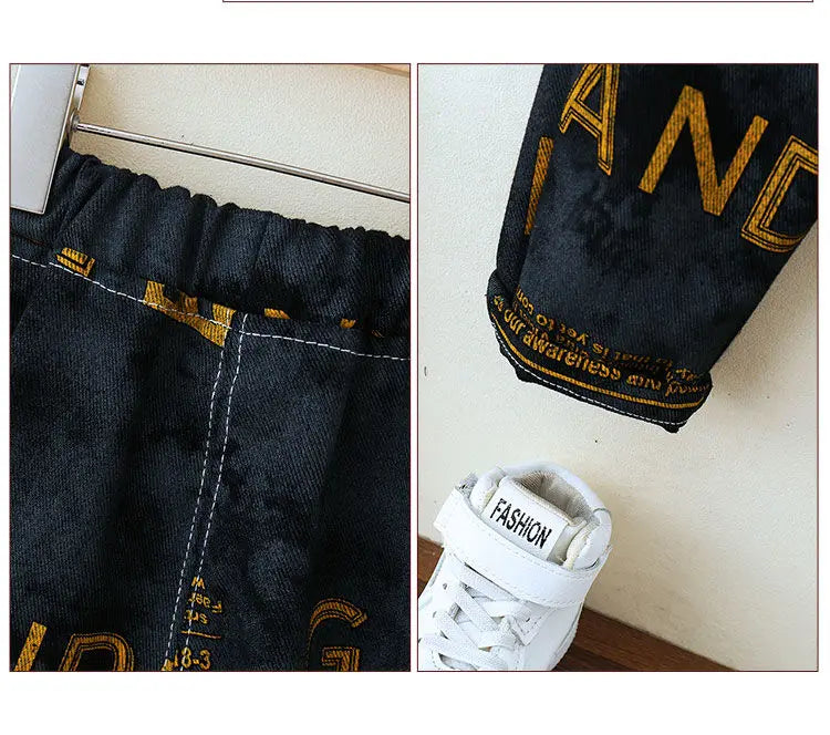 New Spring Autumn Baby Clothes Suit Boys Outfit Sets Korean Baby Boys Coat + Pants Sets Children's Set 2 To 7 years Kids Outfits