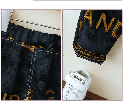 New Spring Autumn Baby Clothes Suit Boys Outfit Sets Korean Baby Boys Coat + Pants Sets Children's Set 2 To 7 years Kids Outfits