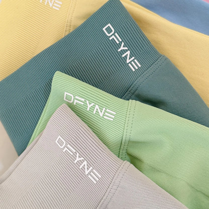 Dfyne Impact Leggings Seamless Gym Clothing for Women Push Up Leggings