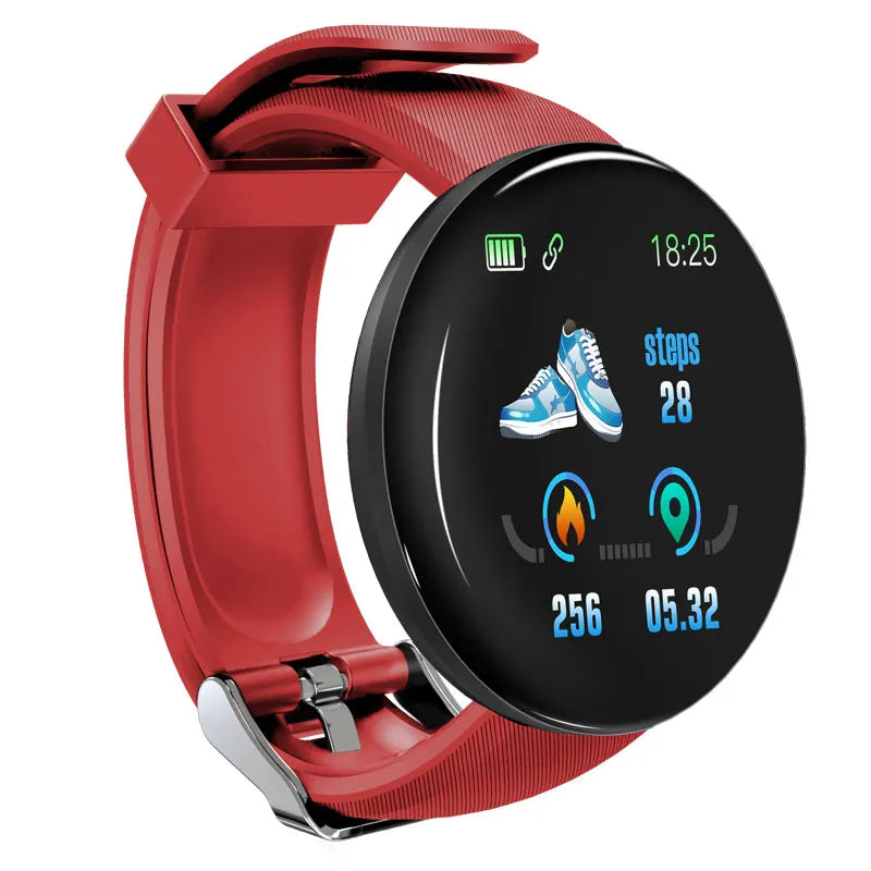 Smart Watch Men Women Smart Bracelet LED D18 Smartwatch Waterproof Smart Touch