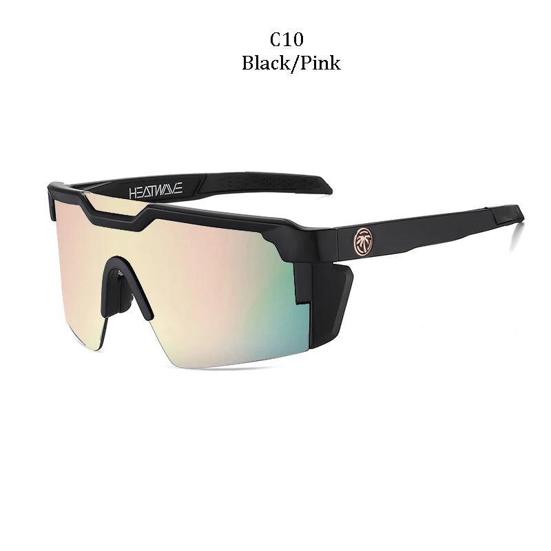 Sunglasses square Conjoined lens cycling Women men sun glasses