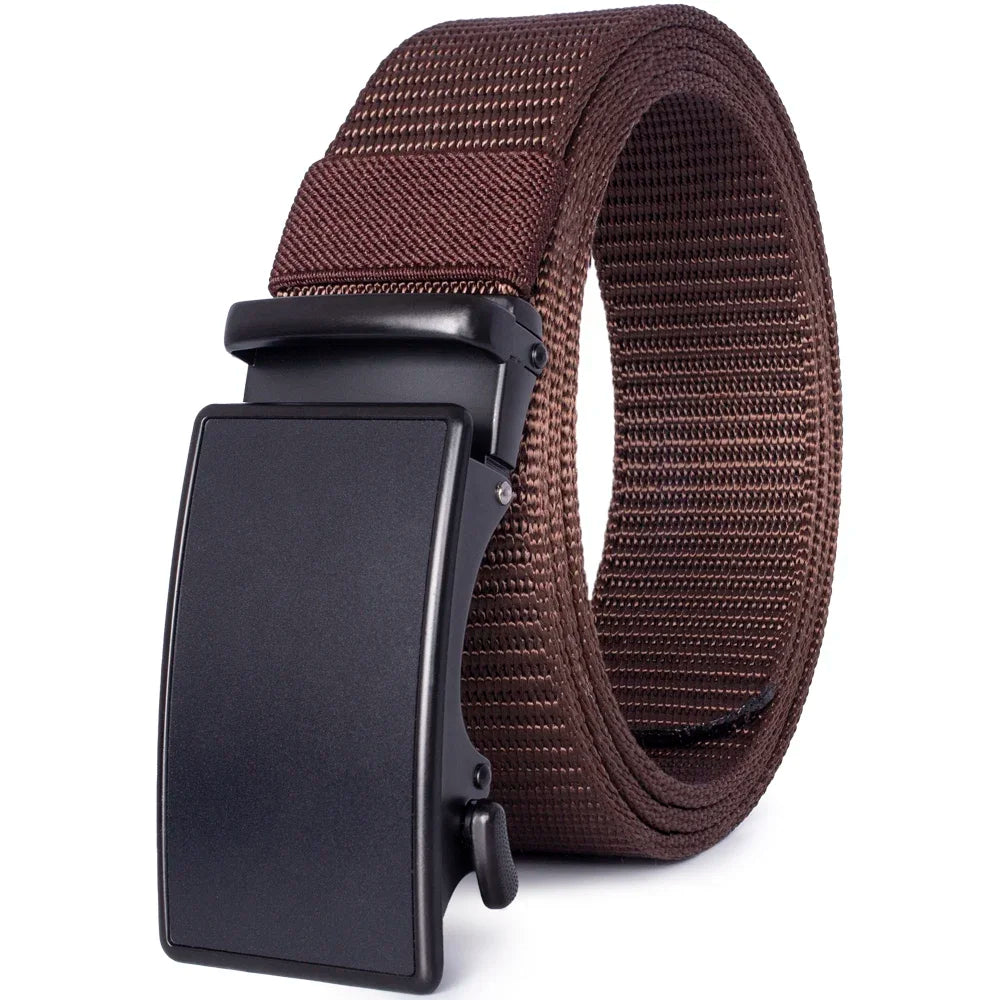 Automatic Buckle Light Comfortable Nylon Military Belt Outdoor Hunting Multifunctional Tactical Canvas Belt High Quality Men Bel