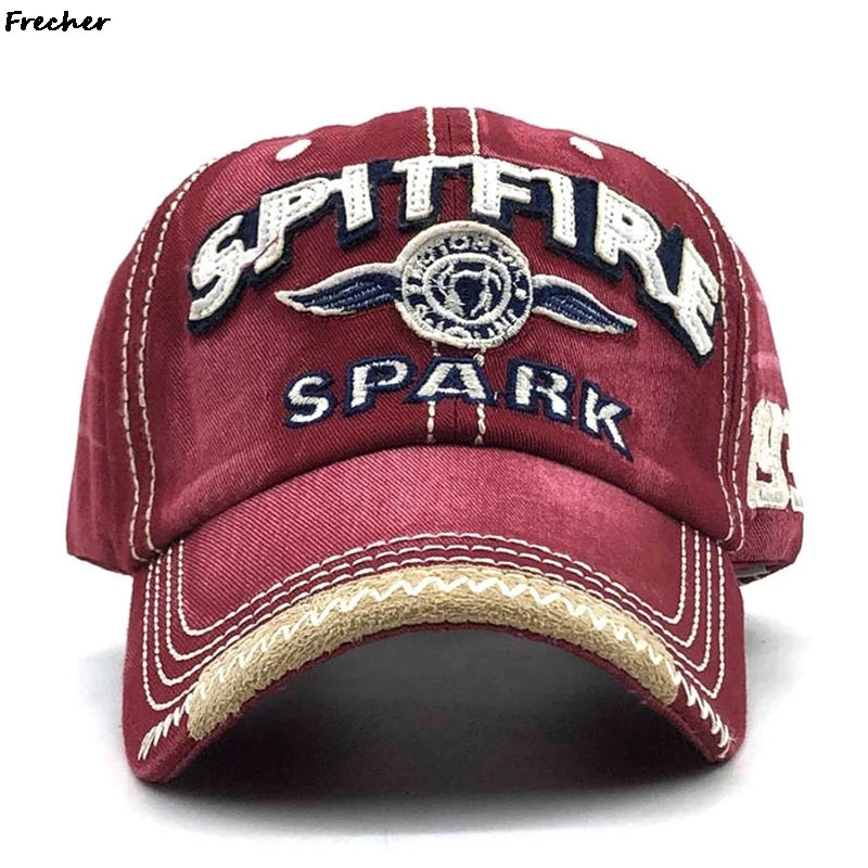 Men Rock Hip Hop Snapback Hat School Jeans Hat Letter Baseball Cap Dance