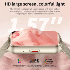 2026 New 1.57‘’ AMOLED HD Bluetooth Call Smart Watch Men's Sports Heart Rate Bracelet Fashion Women Smart Watch Android IOS