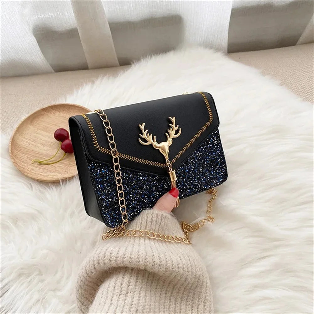 Shoulder Bags Small Square Messenger Bag Women  Female Handbag Phone Purse