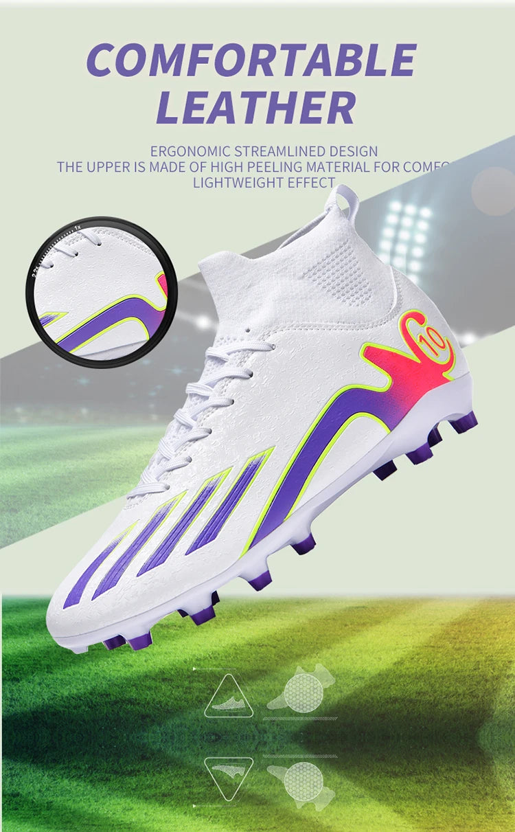 Sneakers Men Soccer Shoes Sport FG Football Boots Adult Futsal Training Shoes