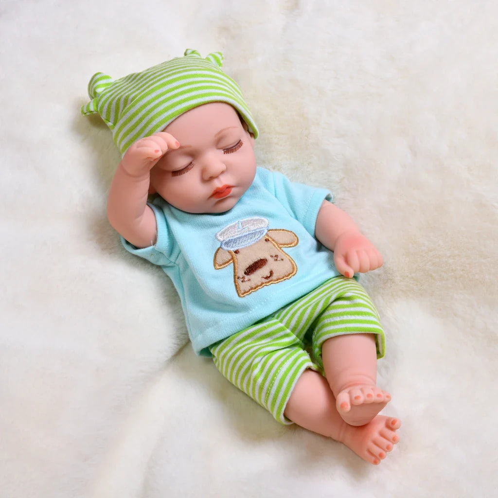 12 Inch New Reborn Doll 30CM Realistic Girl Bebe Baby Doll With Fashion Clothes Baby Doll Soft Skin Vinyl  Kids Toys Dolls Gift