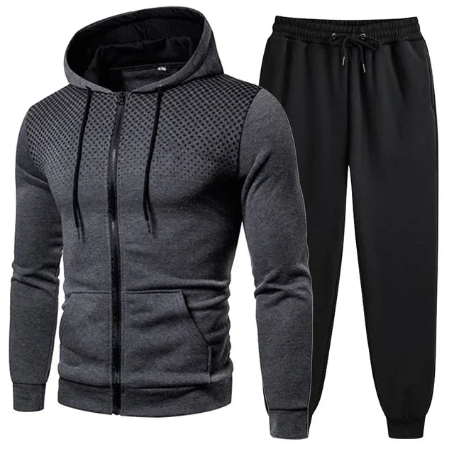 2024 Mens Tracksuits Men's Clothing Men Sets Hoodie Set Zipper Sweatshirt Casual Sport Sweatpants Man Sweat Suit Set Running