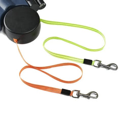 2 in 1 Multi-functional Dog Leash Double-ended Automatic Retractable Dog Leash 360°