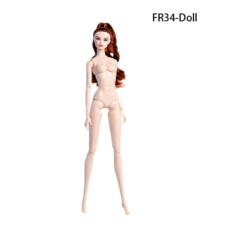 32cm European Supermodel Nude Doll Toy Original Unique Design Full Series Figure 1/6 Joint Multi Color Skin Exquisite Makeup Toy