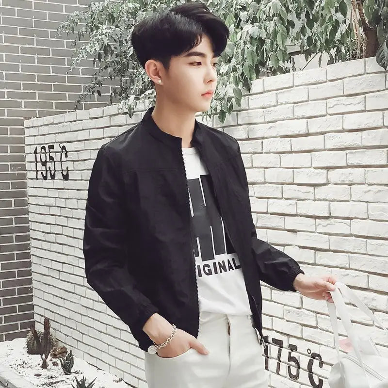 Summer UV Protection Skin Coats Men Fashion Men Sun Protection Breathable